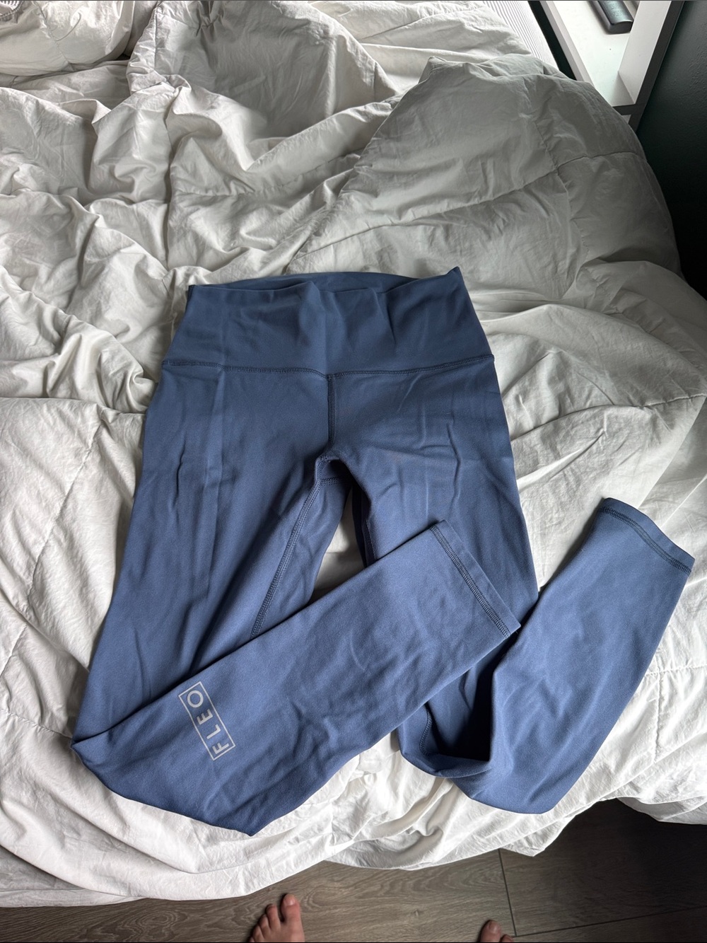 Fleo Blue High-Waist Leggings M